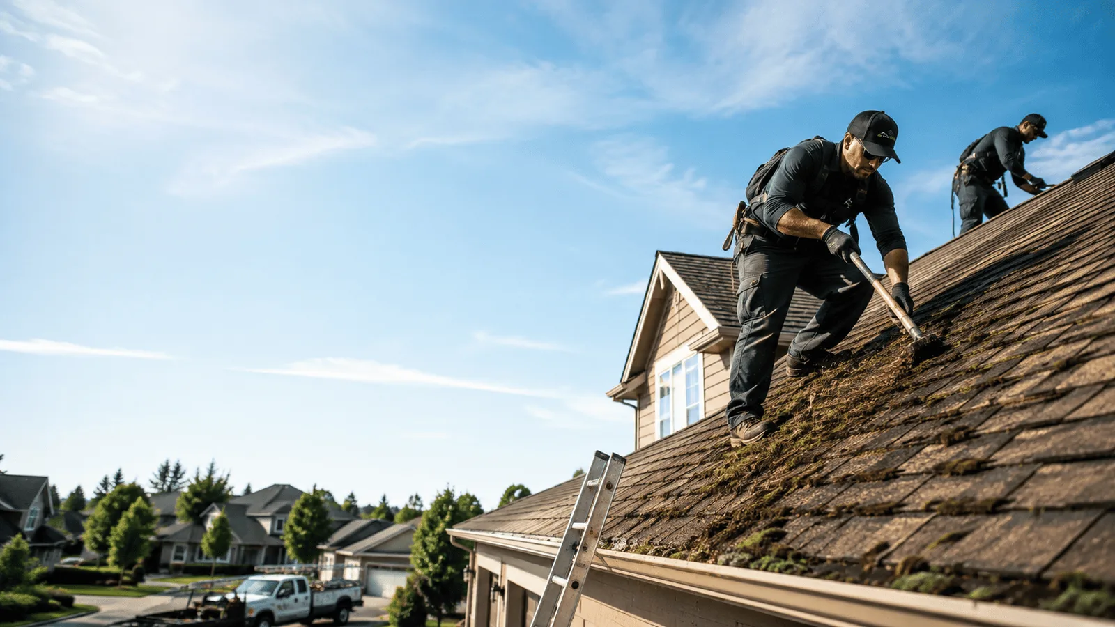 Roof Moss Removal in Maple, WI near me